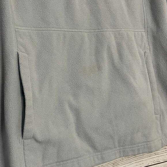 The North Face Grey Fleece 3/4 Zip Pullover Sweatshirt Size XL - Picture 4 of 8